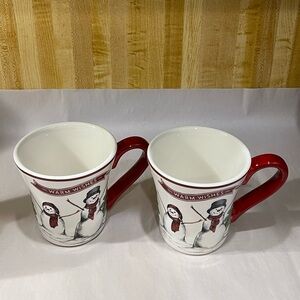 Nicholas Square Yuletide pattern - Warm Wishes coffee cup/mug